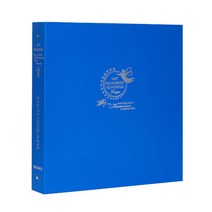 이콘앨범 바인더 백지접착50매 사진 포토, 02.솔리드-블루