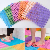 조립식 층간소음 매트 시공 자투리 국민 셀프 틈새 6컬러 아파트 복도형 방음 태권도 소음 방지 강아지 장판 플레이 거실 복도 베란다 놀이방 어린이집 애견 충격 방 바닥 미끄럼방지, 핑크