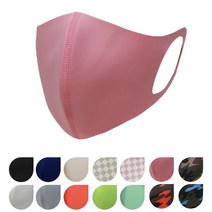 빨아쓰는 패션 연예인 천 마스크 3D 입체 특대형 네오프렌 5개 구매시 스트랩 증정, 핑크, M