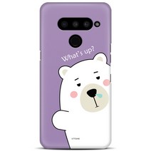 LG V50 케이스 백곰빼꼼 디자인 하드