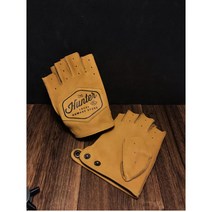 클래식 바이크 장갑 반장갑 할리 오토바이 소가죽 여름용 레트로 논슬립, J 반장갑