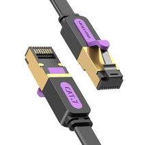 벤션 칼국수형 CAT7 FTP 초고속 랜선 랜케이블 ICAB, 15m, 1개