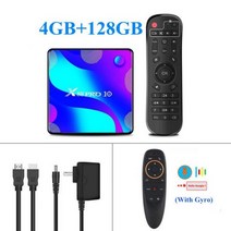 스마트 TV 박스 안드로이드 11 X88 프로 10 RK3318 미디어 플레이어 4 기가 바이트 RAM 128 ROM 2.4G 및 5.8G 듀얼 와이파이 BT4.0 3D 유튜브 4, 미국 플러그_4G 128G G10S