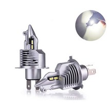 KR모터스 미라쥬250 오토바이 실버에디션 LED 전조등 H4 1pcs, 1개