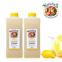 나탈리스 100% 레몬 원액 착즙 주스 1L 2개입, 단품, 상세 설명 참조