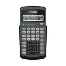 Texas Instruments TI 30Xa 공학용 계산기, Gray