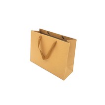 무지 크라프트 종이 선물백 가로형 중, 4개