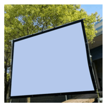 초대형 HD 커튼형 빔프로젝터 스크린 200인치, 200인치 16l9 4.4x2.45m