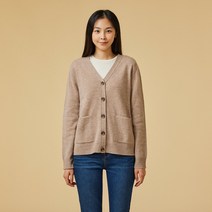 JAJU/자주 * 59 900원*여 메리노울 가디건_BEIGE