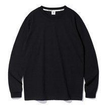 앨빈클로 데일리 소매 립 베이직 무지 긴팔티 AVT333