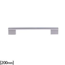 반달봉 알루미늄 2구 손잡이 실버 200mm 씽크대 서랍 샷시 붙박이장 1구손잡이 서랍장 신발장