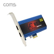Coms HDMI 캡쳐(PCI E) 캡쳐카드 동영상 편집기 UHD 4K2K 60Hz IN OUT, SSCT719