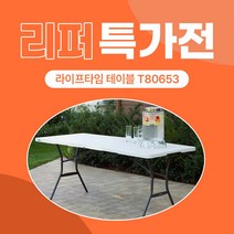 [리퍼 특가전] T80653 라이프타임 테이블(상판접이식), 01. 찍힘+오염