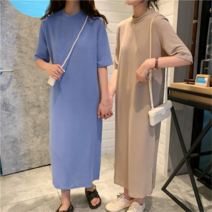 프리티 글라라 반팔 롱원피스 면 홈웨어 잠옷 박시원피스 sop-01 (9270158)