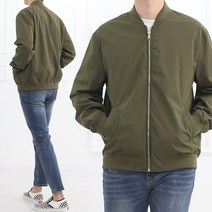 남자 베이직 블루종 자켓 봄 가을 데일리 항공 점퍼 간절기 아우터