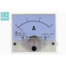 아날로그 패널 전류계 다이얼 전류 게이지 AC 미터 85L1 1A 2A 3A 5A 10A 15A 20A 30A 50A 75A 1 개, [03] 3A