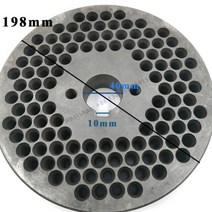 OD 198mm 직경 및 φ25mm8mm 홀 연삭 디스크 펠렛 기계 피드 과립, 2.5mm Hole