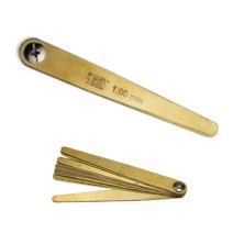 내자성 황동 필러 게이지 시트 간격 측정 도구 1.2 1.5 2 3 4 5mm 두께 판매, 02 1.2mm -L100mm