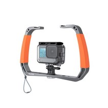 짐벌셀카봉 TELESIN 스포츠 카메라 다이빙 브래킷 필 라이트 방수 케이스 확장 핸들 스태빌라이저 GoPro9/10/11 용, [01] Diving bracket