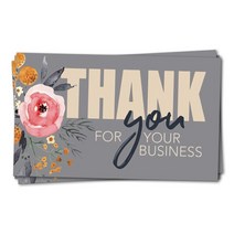 생일축하카드 팝업카드 메세지 세트100장 세트Thank You Cards 비즈니스 용품 주, 08 Q8