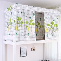 나뭇잎캐노피 여아캐노피 나뭇잎 가림막 캐노피 블랙 아웃 기숙사 침대 커튼 모기장 텐트 하단 이층 통기성, 06 6_02 1.5x2.0 M