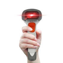 바코드리더기 바코드스캐너 무선 qr코드스캐너, 블랙 무선 모델 (바코드 + 스크린)