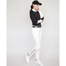 배드바니 넥카라 롱슬리브 티셔츠 블랙