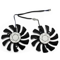 HA8010H12FZ 75MM 2Pin GTX1050Ti GPU 쿨러 듀얼 팬 MSI Geforce GTX 1050Ti GTX1050Ti4GTOC 그래픽 카드 냉각