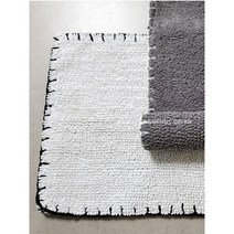 심플모던 스티치 매트 2컬러 -40x60cm 사각러그 소프트한촉감 따뜻한겨울감성 거실카페트