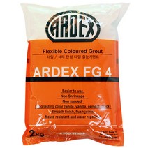고급 아덱스 타일줄눈시멘트 ADEX FG4 2kg 화이트