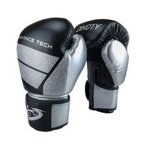 복싱 장갑 가라테 무에타이 권투 글러브 훈련용 MMA, 12 OZ, Black 2