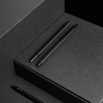 모나미 153 블랙 화이트 매트 메탈바디 볼펜