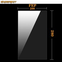 NFEP/FEP 필름 CREALITY /ANYCUBIC Photon Mono/Mono X/Mono X 6K M3 Plus 및 기타 5.5-8.9 인치 UV 수지, 04 FEP 280x200mm_06 10PCS