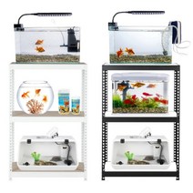 어항 받침대 가정용 축양장 다이 2자 광폭 3자 4자 30 40 큐브 어항 선반 거북이 구피 금붕어 물고기 키우기, 1000x600, 1200 3단, 화이트