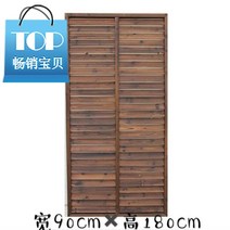 정원 야외 파티션 전원주택 농막 팬스 나무 울타리 발코니 테라스 벽 장식 파티션 6, 삼각형 고정 다리 2 개