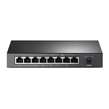 TP-Link TL-SG1008P 8포트 기가비트 Lan PoE 스위치(PoE+ 포트 4개 포함)(64와트 IEEE-802.3af/at 플러그 앤 플레이 견고한 금속 하우징) 블랙 -13659