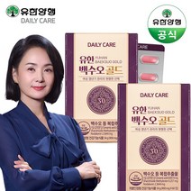 유한양행 유한 백수오 골드 여성 갱년기 기능성 60정x2통 (2개월), 60정, 2통
