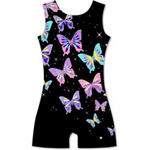 TUONROAD Girls Gymnastics Leotards Toddler Unitard Biketard Clothes Cute Kid Tumbling Dance Outfit 2