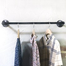 투버스 파이프행거 배관파이프DIY 인테리어옷걸이부착행거 4종 벽부착행거 15A 20 A, hh00132(중) 엔틱실버