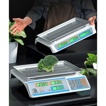 전자저울 30Kg계량 상점 중량 실외 화이트색 베이크 가격표시저울 충전식 상업용 전자식 저울, T11-A63-손잡이 형강 버튼 블랙글자 판(3가지용도