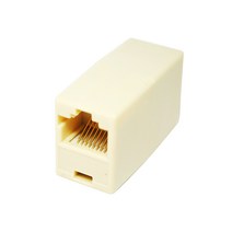 서울 RJ45 랜 커플러 랜중계기 1대1, 2개, 미색