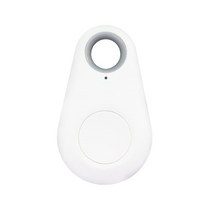스마트 위치추적기 스마트 파인더 손실 알람 GPS 트래커 안티분실 양방향 검색 위치 셀프 타이머 기능 미니, White