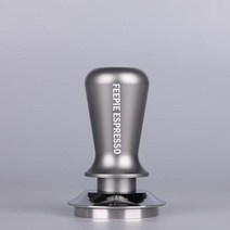 커피 탬버 51MM53MM58MM 정압 탬퍼 에스프레소 분배기 바리스타용 스테인레스 스틸 포스 파우더 해머 도구, Flat Base+53mm