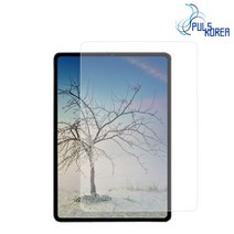 1+1 아이패드프로 3세대 12.9 고투명 액정보호 필름, 올레포빅(2매)
