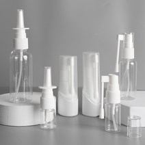 코세척기 소분 펌프 코 분사 스프레이 공병 용기 일자형 회전형, 3.뚜껑회전형, 30ml, 불투명