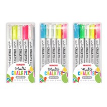 문교 멀티 초크펜 5본 5색 워터초크 멀티펜 블랙보드, 멀티초크펜(주황/5자루)