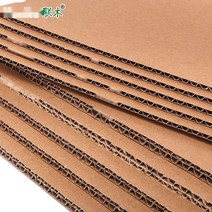 DIY 골판지 공예 수제 조립 종이골판지 포장박스제작 양면 수공예 건축모형재료 갈색, A4 21x29점7cm5단5장