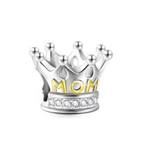 반가사유상 팬던트 패션 실버 925 부처님 나비 뼈 왕관 매력 구슬 펜던트 맞춤 원래 팔찌 DIY 고급 스털링, [06] B917