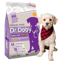 닥터도비 전연령 피부 모질 관절 면역 알러지 기능성 강아지 사료, 1개, 2kg, 면역&구강(치아건강)