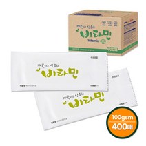 그린위생 비타민 업소용물티슈 S100 일회용 개별포장 400매, 선택완료, 단품없음